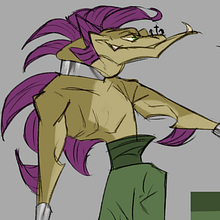 D6 Character Design - Samson. Digital Illustration, Drawing, Design, and Character Design project by Erin - 01.28.2025