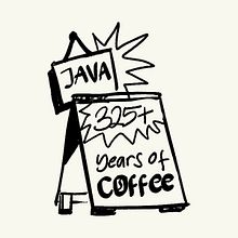 Sketchnoting Trivia of Java Coffee. Un progetto di Comunicazione, Consulenza creativa, Creatività, Disegno, H, lettering, Illustrazione tradizionale, Lettering e Gestione di un portfolio di Aisha Ahya - 29.01.2025