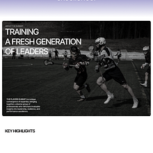 The Players Website. Een project van UX / UI y Webdesign van branding_11 - 29.01.2025
