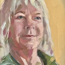 Self portrait in oils. Fine Arts, Oil Painting, and Painting project by Kristina - 01.29.2025