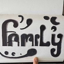 Mi proyecto del curso: Cuaderno tipográfico con lettering manual. Projekt z dziedziny Kreat, wność,  R, sunek,  Pismo dekorac, jne, T, pografia, Sketchbook i Sketching użytkownika Raquel Calderón de la Barca Palacios - 29.01.2025