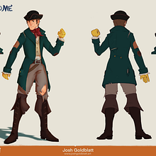Highwaymen - Handsome Rob. Character Design, and Concept Art project by Josh Goldblatt - 01.29.2025