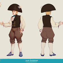 Highwaymen - Prince Percival. Character Design, and Concept Art project by Josh Goldblatt - 01.29.2025