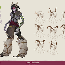 Highwaymen - Dave the Warlock. Character Design, and Concept Art project by Josh Goldblatt - 01.29.2025
