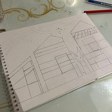 I tried. Architecture, Drawing, Traditional illustration, Architectural Illustration, and Digital Illustration project by mohared463 - 01.29.2025