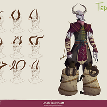Highwaymen - Ted. Un progetto di Character design e Arte concettuale di Josh Goldblatt - 29.01.2025