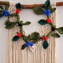 Cortina Botanica Salvaje. Projekt z dziedziny Craft,  Tkactwo, Dekoracja wnętrz, Makrama, Wzornictwo tekst i liów użytkownika Kristel Montenegro - 29.01.2025