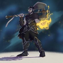 Blargarmar Mhurren - D&D Commission. Character Design, Concept Art, and Digital Illustration project by Josh Goldblatt - 01.29.2025