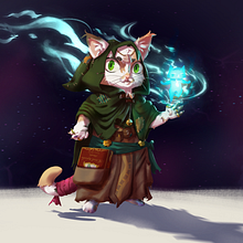 Rawr'Uwu -- D&D Character Commission. Character Animation, Concept Art, and Digital Illustration project by Josh Goldblatt - 01.29.2025
