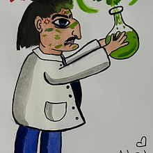 Small Chemical . Artistic Drawing, Character Design, Children's Illustration, Drawing, Traditional illustration, Narrative, Painting, Sketching, Stor, telling, and Watercolor Painting project by Paula Salazar - 01.30.2025