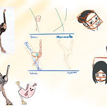 Patinadora . Desenho, Desenho anatômico, Artes plásticas, Sketchbook, e Esboçado projeto de Yuri Lr - 30.01.2025