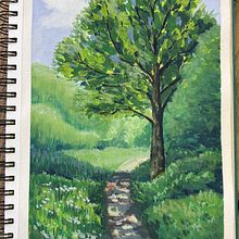Final project . Gouache Painting, Painting, Fine Arts, and Naturalistic Illustration project by anikaromanova_1 - 01.30.2025