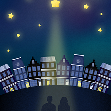 BAJO LA MISMA ESTRELLA. Een project van Traditionele illustratie, Digitale illustratie y Vectorillustratie van ashulascano - 31.01.2025