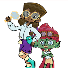 Meu projeto final para o curso de Design de personagens para animação com Photoshop. Animation, Character Animation, and Character Design project by Anna Vitória Santos Saraiva - 02.01.2025