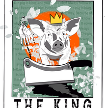 The Pig is the King!. Un progetto di Illustrazione digitale di IlMatta Quattordici - 01.02.2025