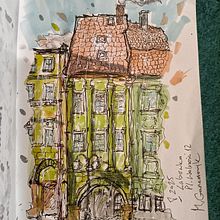 Kamienica w moim mieście . Desenho projeto de Marcin Gancarczyk - 02.02.2025