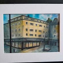 My project for course: Architectural Sketching with Watercolor and Ink. Projekt z dziedziny  R, sunek, Malowanie akwarelą,  R, sunek architektoniczn, Sketchbook,  R, sunek atramentem i Sketching użytkownika Emma Bengtsson - 02.02.2025