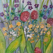 My project for course: Negative Watercolor Painting for Botanical Illustration. Een project van Traditionele illustratie, Aquarelschilderen y  Botanische illustratie van Emma Bengtsson - 02.02.2025