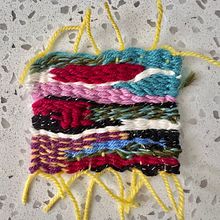 First weaving November 2024. Arts, Crafts, and Creativit project by Foo Williams - 02.03.2025