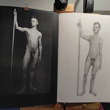 Dibujo de la figura humana  . Desen, Arte plastice, Desen în creion, Schițe și Desen artistic de Veronica Belen Recio - 02.03.2025