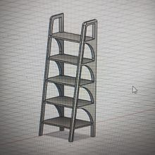 Modelo de Librero escala 1:50. 3D, 3D Design, Product Design, 3D Modeling & Industrial Design project by Rodrigo Millán - 02.03.2025