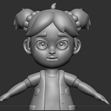 Personagens do TCC com auxilio do curso do  Miguel Miranda. 3D, 3D Character Design, 3D Design, 3D Modeling, and Character Design project by Carol Spadoni Cuevas - 02.03.2025