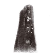 Baba Yaga e a Órfã. Fine Arts, Painting, Traditional illustration, Drawing, Watercolor Painting, Pencil Drawing, Children's Illustration, and Narrative project by Yasmin de Freitas Cupertino Pereira - 02.04.2025