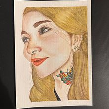 Não sei escrever um título . Portrait Drawing, Traditional illustration, and Watercolor Painting project by anapaulacampello_ - 02.04.2025