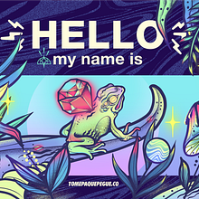 Hello My Name Is. Digital Illustration, Graphic Design, and Naturalistic Illustration project by Angie Quintero - 02.05.2025