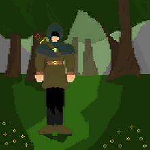 Elvish Archer. Character Design, Video Games, Pixel Art, and Game Design project by J. Sebastian - 02.05.2025