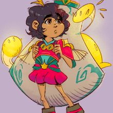 Milio League of Legends. Design de personagens, Desenho digital, Ilustração digital, Pintura digital, Stor, telling e Instagram projeto de Eduardo Bernardes de Paiva - 05.02.2025