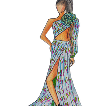 Colección Color Print, estilo Boho Chic. Een project van  Schetsen,  Modeontwerp, Traditionele illustratie y Mode-illustratie van Luis Horacio Loza - 05.02.2025