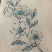 Primer ejercicio botánico. Un progetto di Design di tatuaggi di rayasyrayas - 07.02.2025