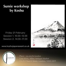 Inperson Sumie workshop. Een project van Traditionele illustratie,  Tekening, Craft,  Beeldende kunst y Schilderij van Koshu (Akemi Lucas) - 07.02.2025