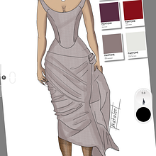 Boceto de moda. Sketching, Digital Drawing, Fashion Design, Traditional illustration, and Fashion Illustration	 project by fernanda_lozano_rod - 02.08.2025