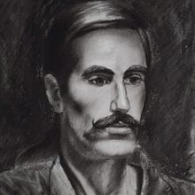 Proyecto de rostros con carbon vegetal con Xavier Denia . Un projet de Beaux Arts, Dessin, Dessin de portrait, Dessin réaliste et Illustration traditionnelle de Cesar Ruiz - 08.02.2025