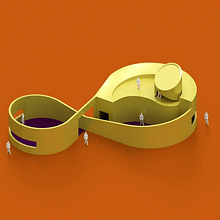 Contradictions of surfaces  Ein Projekt aus dem Bereich 3D, 3-D-Modellierung, Architektur, ArchVIZ, Digitale Architektur, Digitale Illustration und Innenarchitektur von Seda CAL - 08.02.2025