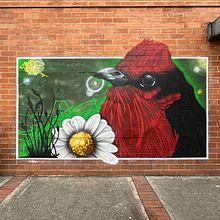 Muro en colegio. Un projet de Art urbain, Illustration traditionnelle et Illustration numérique de Marcela Villarreal Castro - 08.02.2025