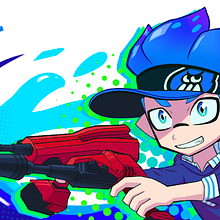 Dibujo de mi OC de Splatoon. Digital Illustration project by victorkiko3 - 02.09.2025