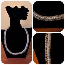 Beaded necklacei. Crochet, DIY, Fashion Design, Fiber Arts, Textile Design, Arts, and Crafts project by Caroline Campbell - 02.10.2025