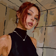 Fashion Model Lily MayMac by Rod Lovell - Portrait Painting | Bonus 200+ Free Procreate Brushes. Traditional illustration, Digital Illustration, Drawing, Fine Arts, Painting, Watercolor Painting, Digital Painting, Acr, lic Painting, Gouache Painting, Oil Painting, Decorative Painting, Matte Painting, Fashion Illustration	, Portrait Drawing, and Digital Drawing project by Rod Lovell - 02.10.2025