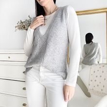 Patrón de Chaleco de Punto Reversible DUO. Projekt z dziedziny Craft,  Tkactwo, Dziewiarstwo Ręczne, DIY, Projektowanie mod, Wzornictwo tekst i liów użytkownika Marta Porcel Vilchez - 10.02.2025