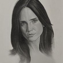 Jennifer. Pencil Drawing, Traditional illustration, Portrait Drawing, Realistic Drawing, Artistic Drawing, Sketching, and Figure Drawing project by mothsandowlstattoos - 02.10.2025