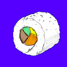 Sushi  Ein Projekt aus dem Bereich H, werk, Dekoration von Innenräumen, DIY, Weben und Textildesign von Nikola Wojtowicz - 12.02.2025
