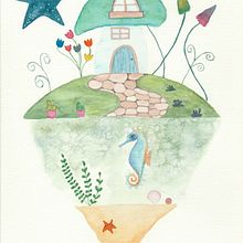 Técnicas de acuarela para ilustraciones de ensueño. Un progetto di Disegno, Illustrazione editoriale, Illustrazione tradizionale e Pittura ad acquerello di Pamela Casas Barría - 13.02.2025