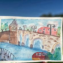 London travel  Ein Projekt aus dem Bereich Traditionelle Illustration, Architektonische Illustration, Aquarellmalerei und Sketchbook von martu_torelli - 13.02.2025