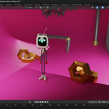 Proyecto Final integrador, Renderizado y pasos. Character Design, Product Design, Motion Graphics, and 3D Modeling project by Juan M. Roldan - 02.13.2025
