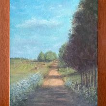 Meu projeto do curso: Pintura de paisagem a óleo: explore o poder da luz . Un progetto di Belle arti, Illustrazione tradizionale, Illustrazione naturalistica e Pittura ad olio di Gabriel Neves Coelho - 14.02.2025