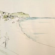 Promontorio di Portofino  Ein Projekt aus dem Bereich Zeichnung, Illustration mit Tinte, Malerei, Sketchbook, Skizzenentwurf und Aquarellmalerei von cristinaecosta - 16.02.2025