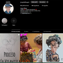 Mi proyecto del curso: Creación de un porfolio de ilustración en Instagram. Portfolio Development, Traditional illustration, Instagram, Digital Illustration, Social Media, Social Media Design, Management, and Productivit project by Jorge Laffarga Gómez - 02.16.2025